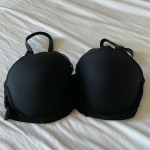 Victoria’s Secret Dream Angels Lined Demi Black Bra - 34DD